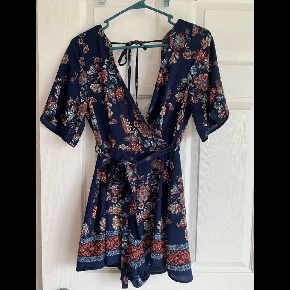 Purple romper